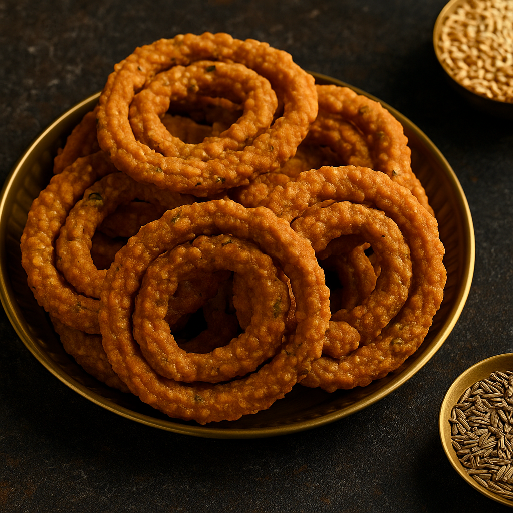 Pachi Karam Sakinalu – Spicy Traditional Rice Flour Spirals